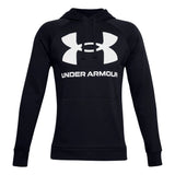 Under Armour Mens Rival Fleece Big Logo Hoodie In Black