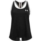 Under Armour Girls Tech Knockout Tank Top In Black/White