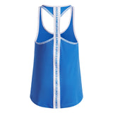 Under Armour Girls Tech Knockout Tank Top In Blue/White