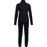 Under Armour Womens Tricot Tracksuit In Black & White