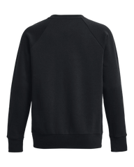 Under Armour Womens Rival Flecce Crew Sweater In Black