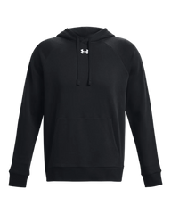 Under Armour Mens Rival Fleece Hoodie In Black