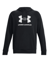 Under Armour Mens Rival Fleece Logo Hoodie In Black