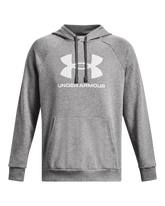 Under Armour Mens Rival Fleece Hoodie In Grey