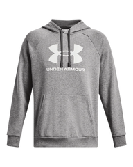 Under Armour Mens Rival Fleece Hoodie In Grey