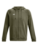 Under Armour Mens Rival Fleece Hoodie In Olive