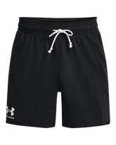 Under Armour Mens Rival Terry Shorts In Black