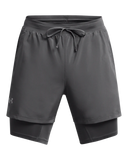 Under Armour Launch 5" 2-In-1 Shorts Gray