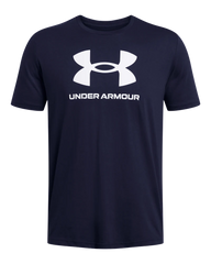 Under Armour Mens Sportstyle Logo T-shirts In Navy