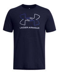 Under Armour Mens Gl Foundation Update Short Sleeves T-Shirt In Navy