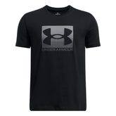 Under Armour Boys Boxed Sports Update Short Sleeves T-Shirt in Black