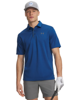 Under Armour Tech Polo Mens T-Shirt In Royal Blue