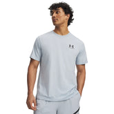 Under Armour Mens Sportstyle Left Chest Short Sleeve T-Shirt In Light Grey