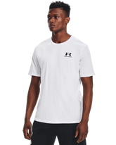 Under Armour Mens Sportstyle Left Chest Short Sleeves T-Shirt In White