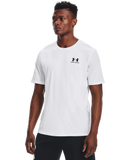 Under Armour Mens Sportstyle Left Chest Short Sleeves T-Shirt In White