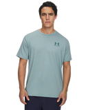 Under Armour Mens Sportstyle Left Chest Logo T-Shirt In Sage