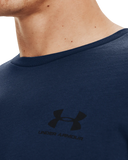 Under Armour Sportstyle Left Chest T-Shirts For Men In Navy