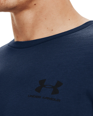 Under Armour Sportstyle Left Chest T-Shirts For Men In Navy