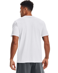 Under Armour Mens Team Issue Wordmark Short Sleeves T-Shirt In White