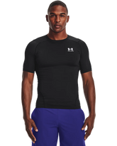 Under Armour Heatgear Armour Comp Short Sleeve In Black