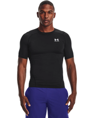 Under Armour Heatgear Armour Comp Short Sleeve In Black