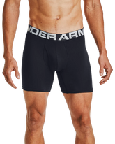 Under Armour 1363617 Charged Cotton 6" Boxerjock In Black