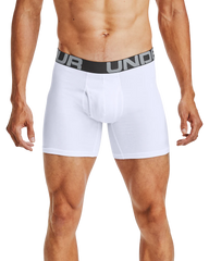 Under Armour Charged Cotton Boxerjock 3 Pack In White