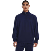 Under Armour Mens Armour Fleece ¼ Zip Sweatshirt In Navy