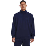 Under Armour Mens Armour Fleece ¼ Zip Sweatshirt In Navy