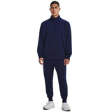 Under Armour Mens Armour Fleece ¼ Zip Sweatshirt In Navy