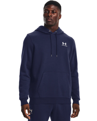 Under Armour Mens Rival Fleece Hoodie In Navy