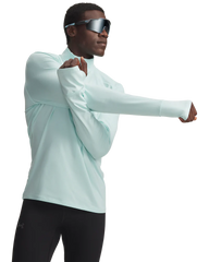 Under Armour Mens Qualifier Run 1/4 Zip T-Shirts In Refresh Mint