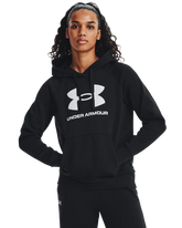 Under Armour Rival Fleece Big Logo Hdy Black