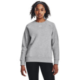 Under Armour Mens Rival Fleece Crew Sweatshirt In Grey