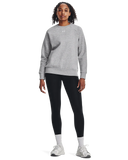 Under Armour Womens Rival Flecce Crew Sweater In Grey