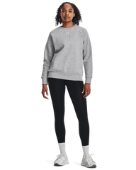 Under Armour Womens Rival Flecce Crew Sweater In Grey