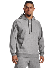 Under Armour Mens Rival Cotton Fleece Hoodie In Grey