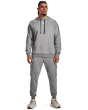 Under Armour Mens Rival Cotton Fleece Hoodie In Grey
