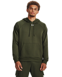 Under Armour Mens Rival Fleece Hoodie In Green