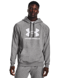 Under Armour Mens Rival Fleece Hoodie In Grey