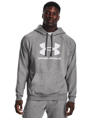 Under Armour Mens Rival Fleece Hoodie In Grey