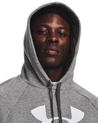 Under Armour Mens Rival Fleece Hoodie In Grey