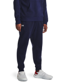 Under Armour Mens Rival Fleece Joggers In Navy