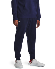 Under Armour Mens Rival Fleece Joggers In Navy