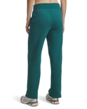 Under Armour Womens Rival Flc Straight Pants In Teal