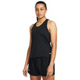 Under Armour Womens Launch Singlet Tank Top In Black