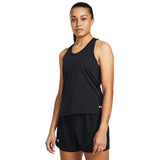 Under Armour Womens Launch Singlet Tank Top In Black