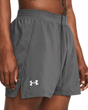 Under Armour Mens Lunch 5" Shorts In Grey