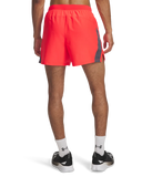 Under Armour Mens Lunch 5" Shorts In Racer Red