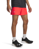 Under Armour Mens Lunch 5" Shorts In Racer Red